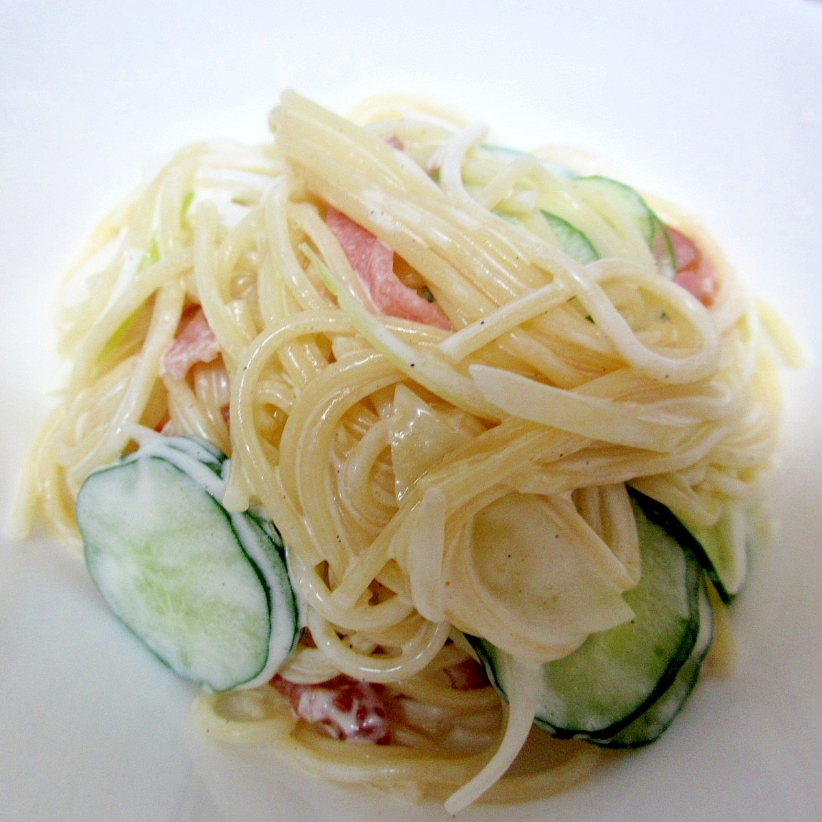 キュウリとベーコンのスパゲッティサラダ レシピ 作り方 By Mococo05 楽天レシピ キュウリとベーコンのスパゲッティサラダ レシピ 作り方 By Mococo05 楽天レシピ